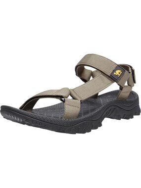 Men's Khaki Comfortable Athletic Hiking Sport Sandals Outdoor Beach Shoes